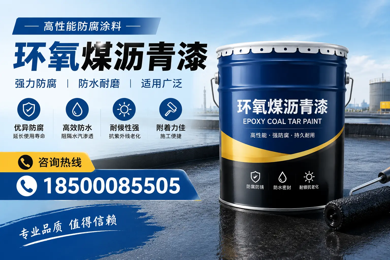 环氧煤沥青漆的主要成分与功能，安庆用户深度了解
